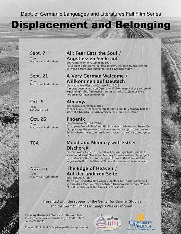 German Film Series on Displacement and Belonging: "The Edge of Heaven" (2007)